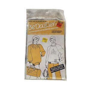 Sweat Suit & Sport Wear Vintage 1987 BeDazzler 24 Hot-Iron Transfer NEW Sealed